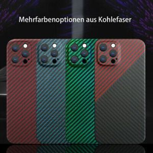For iPhone 12 Mini 11 Pro Max 100% Real Carbon Fiber Slim Ultra Case Thin Cover